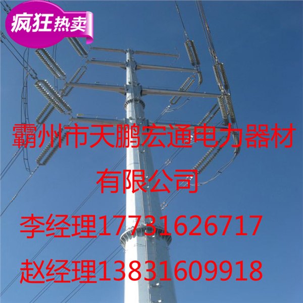 优质电力钢杆分层示意图