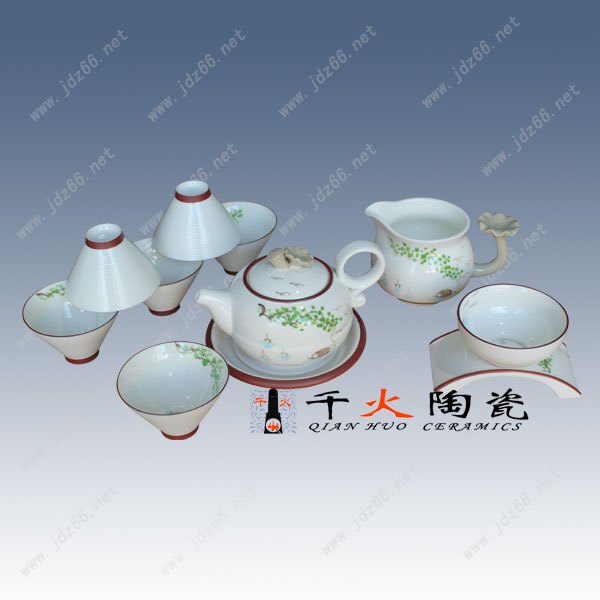 景德镇手绘高档茶具厂家批发电话