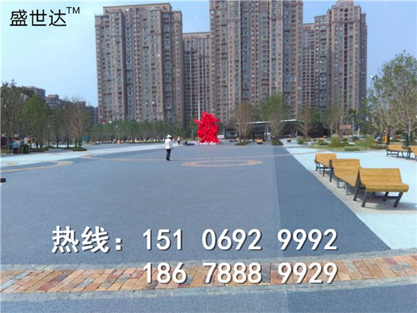 宣城彩色透水地坪，透水地坪报价，专业施工透水地坪工程