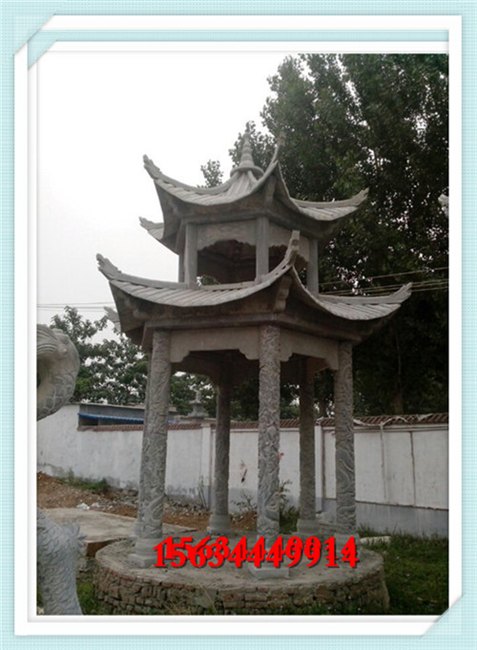 济宁石雕亭子效果图