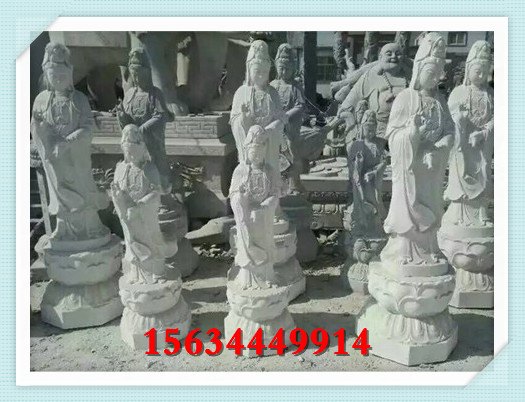 厂家直销做工精细大理石寺院佛像石雕
