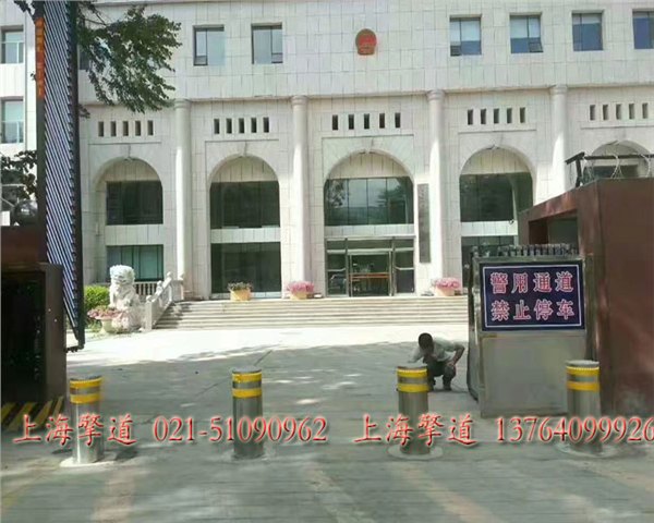 供应自动升降防撞柱， 大连遥控升降隔离柱