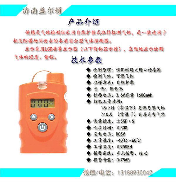供应淄博氢气检测仪