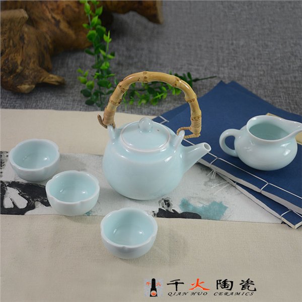 供应陶瓷茶具套装 定做礼品陶瓷茶具 功夫茶具