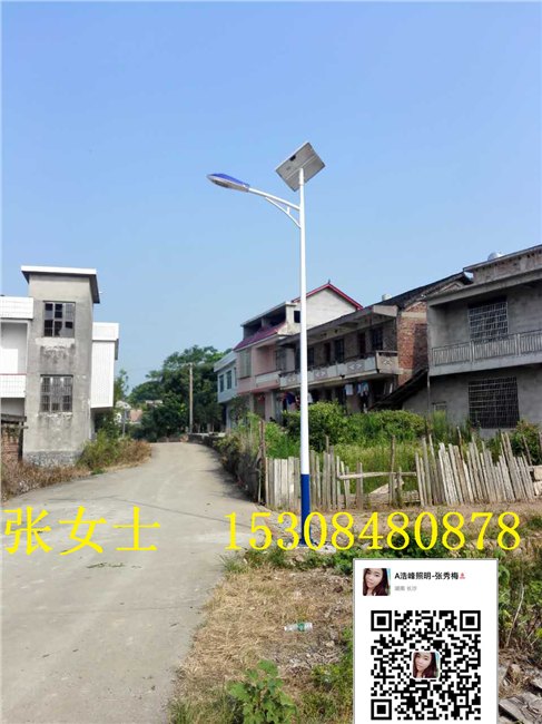 湖南6米7米8米太阳能路灯报价路灯灯杆订制厂家