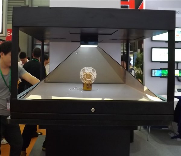 供应供应幻影成像展柜全息玻璃广告机