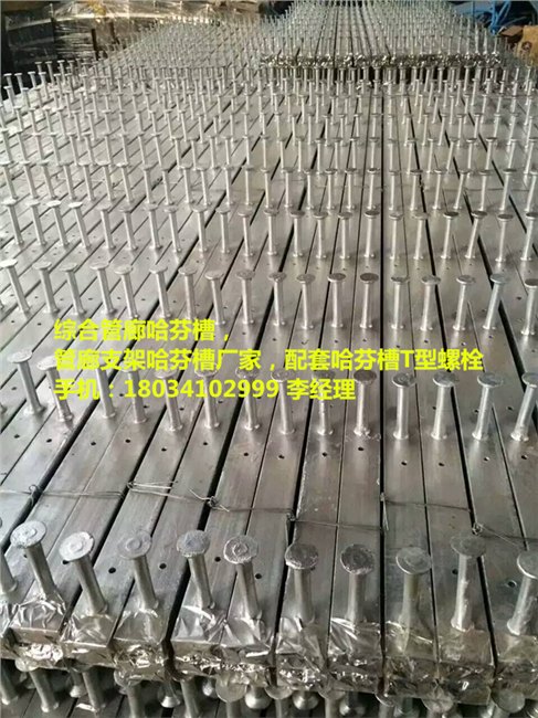 管廊专用3823带齿哈芬槽,预埋槽道