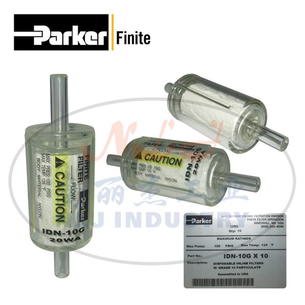 供应Parker派克Finite过滤器IDN-10G X 10