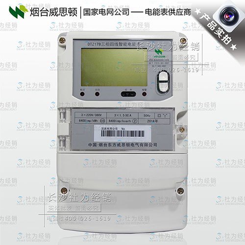 烟台威思顿DTZ178三相四线智能电能表