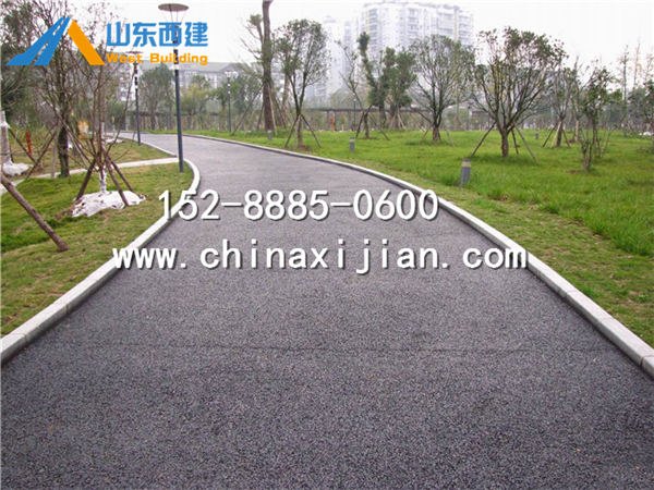 供应乌鲁木齐彩色透水地坪 达坂城区JD透水混凝土 透水砼路面